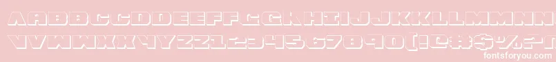 Bummer ffy Font – White Fonts on Pink Background