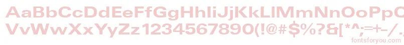 UniqueExtendedBold Font – Pink Fonts