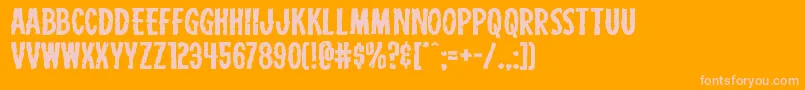 More about Carnivalcorpseexpand Font Carnivalcorpseexpand Font – Pink Fonts on Orange Background