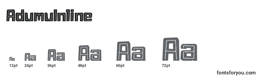 AdumuInline Font Sizes