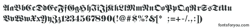FettefrakturSemibold Font – Fonts for Adobe Reader
