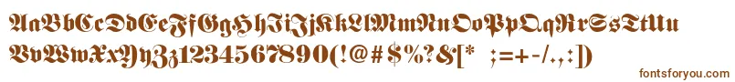 FettefrakturSemibold Font – Brown Fonts