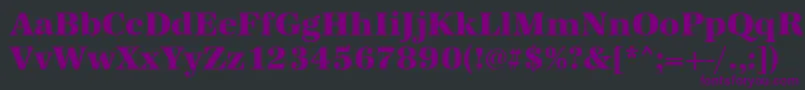 AntiquastdXboldRegular Font – Purple Fonts on Black Background