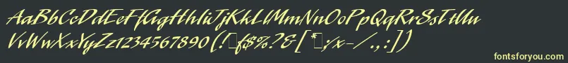 fuente LaserLetPlain.1.0 – Fuentes Amarillas Sobre Fondo Negro