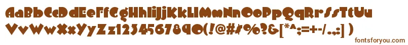 Arbuckleremixnf Font – Brown Fonts on White Background