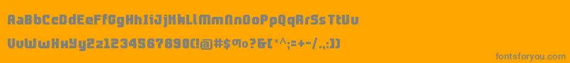 Шрифт Prolamina2Update – серые шрифты на оранжевом фоне