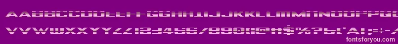 Tigersharkgrad Font – Pink Fonts on Purple Background