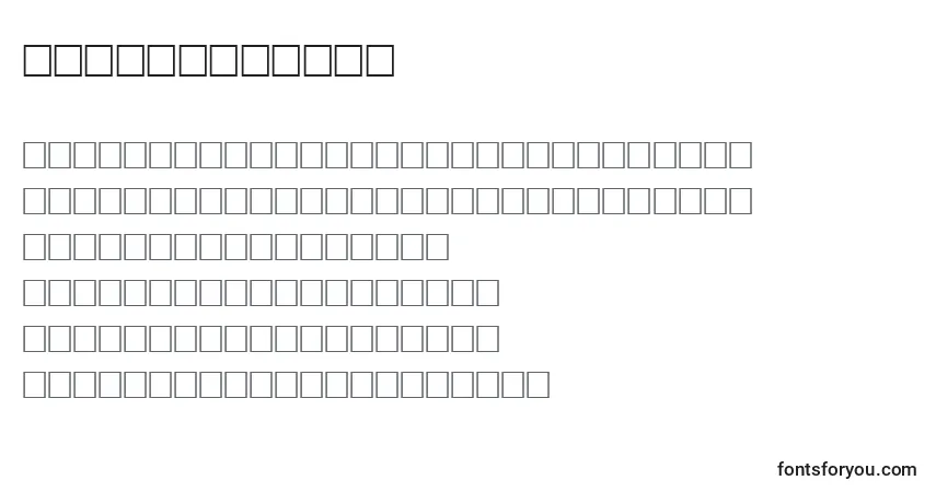 Police FeiglRegular - Alphabet, Chiffres, Caractères Spéciaux