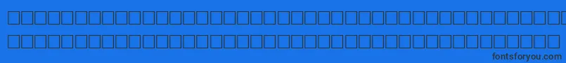 FeiglRegular Font – Black Fonts on Blue Background