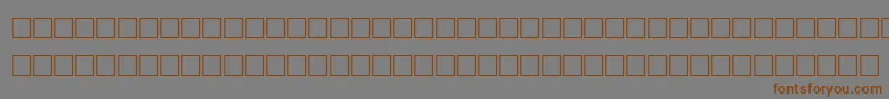 FeiglRegular Font – Brown Fonts on Gray Background