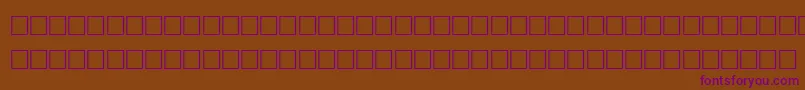 Шрифт FeiglRegular – фиолетовые шрифты на коричневом фоне