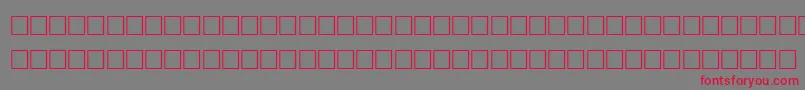 FeiglRegular Font – Red Fonts on Gray Background
