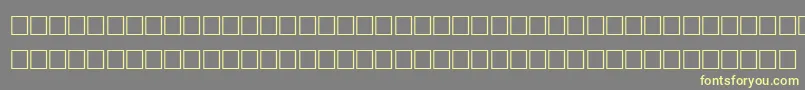 Шрифт FeiglRegular – жёлтые шрифты на сером фоне