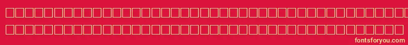 FeiglRegular Font – Yellow Fonts on Red Background