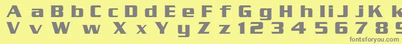 SerpentinDgBold Font – Gray Fonts on Yellow Background