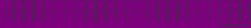 Шрифт CarrelectricdingbatsRegular – чёрные шрифты на фиолетовом фоне