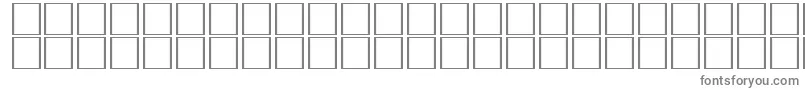 CarrelectricdingbatsRegular Font – Gray Fonts on White Background