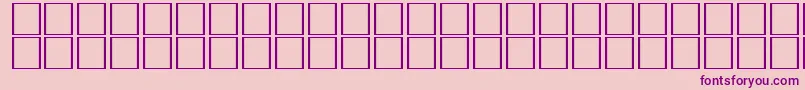 CarrelectricdingbatsRegular-Schriftart – Violette Schriften auf rosa Hintergrund