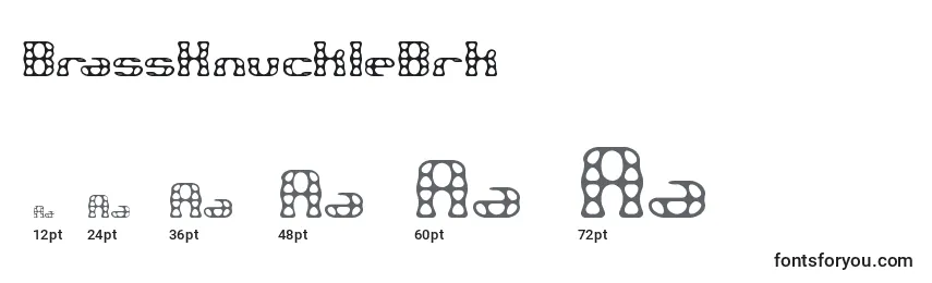 BrassKnuckleBrk Font Sizes