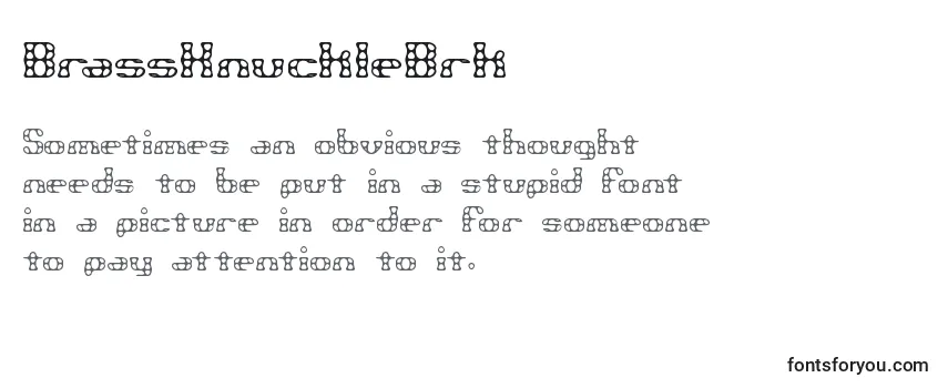 BrassKnuckleBrk Font