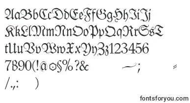 Klausbfraktur font – medieval Fonts