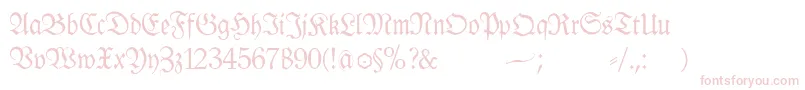 Klausbfraktur Font – Pink Fonts