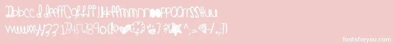 More about Coralcastles Font Coralcastles Font – White Fonts on Pink Background