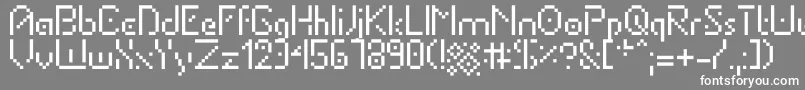 Portabletube Font – White Fonts on Gray Background