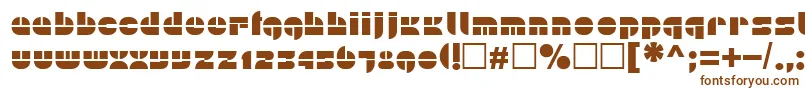 Plain-fontti – ruskeat fontit valkoisella taustalla
