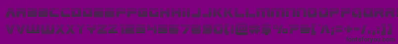 Edgeracergrad Font – Black Fonts on Purple Background