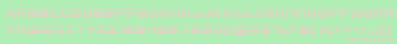 Edgeracergrad Font – Pink Fonts on Green Background