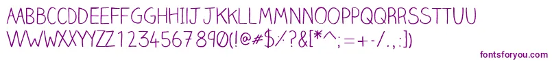 Clairehandlight Font – Purple Fonts