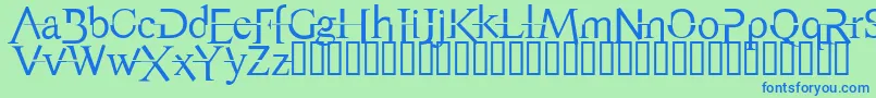 AppendixNormal Font – Blue Fonts on Green Background