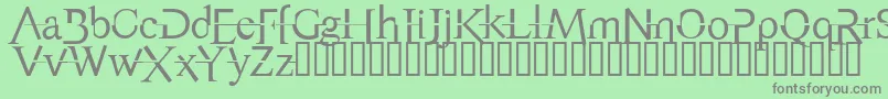 AppendixNormal Font – Gray Fonts on Green Background