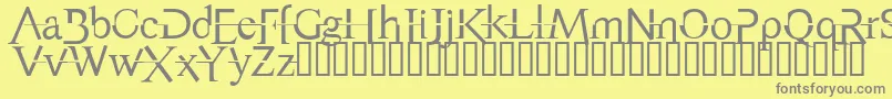 AppendixNormal Font – Gray Fonts on Yellow Background