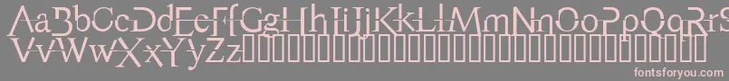 AppendixNormal Font – Pink Fonts on Gray Background