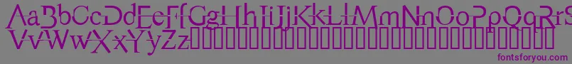 AppendixNormal Font – Purple Fonts on Gray Background