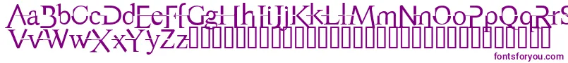 AppendixNormal Font – Purple Fonts on White Background