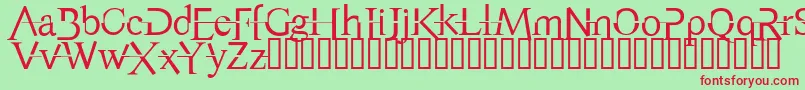 AppendixNormal Font – Red Fonts on Green Background