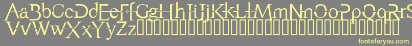 More about AppendixNormal Font AppendixNormal Font – Yellow Fonts on Gray Background