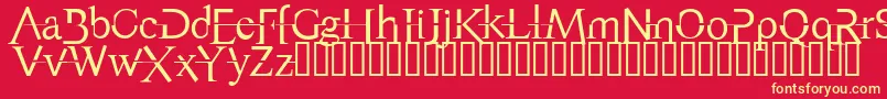 AppendixNormal Font – Yellow Fonts on Red Background