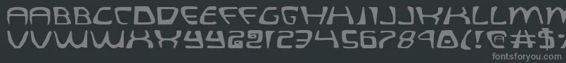 QuatlExpanded Font – Gray Fonts on Black Background