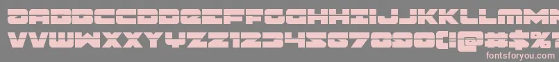 fuente Banjinlaser – Fuentes Rosadas Sobre Fondo Gris