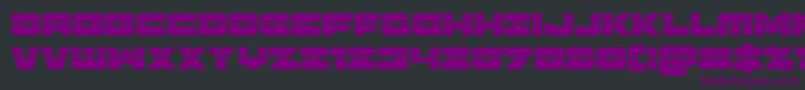 Banjinlaser Font – Purple Fonts on Black Background