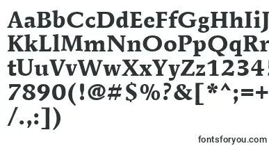 MendozaRomanItcBold font – crisp Fonts