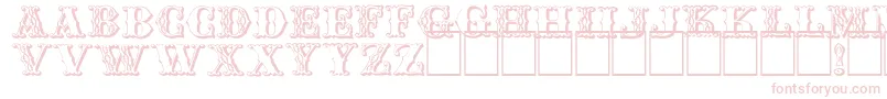Chipperb Font – Pink Fonts on White Background