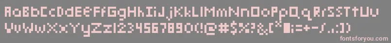 Más sobre la fuente PixelmixMicro fuente PixelmixMicro – Fuentes Rosadas Sobre Fondo Gris