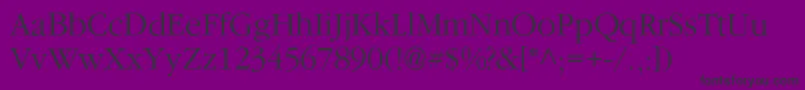 Agsaturdayc Font – Black Fonts on Purple Background