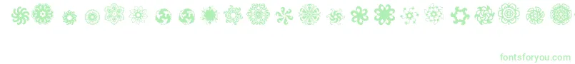 Ladoodles5 Font – Green Fonts on White Background