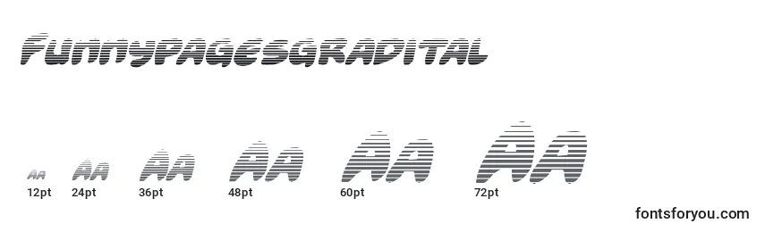 Funnypagesgradital Font Sizes
